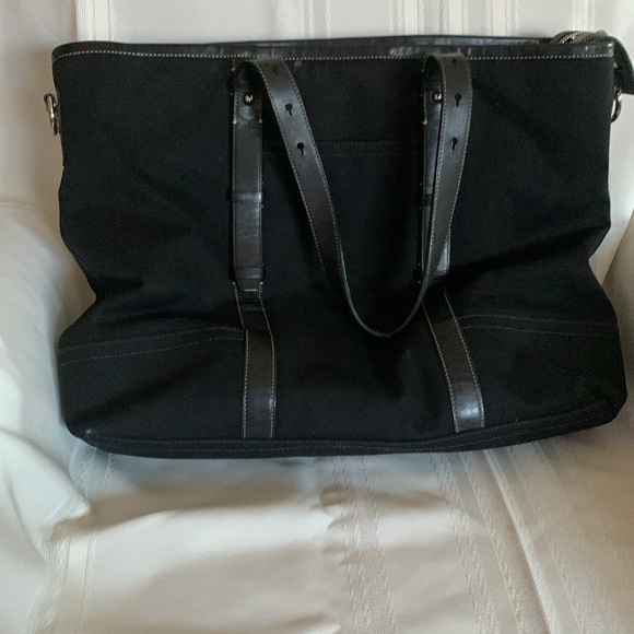Coach Black 70265 Canvas Tote - Picture 5 of 7